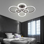 Circles Aluminum Acrylic Flush Mount Lighting LED Ceiling Lights