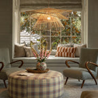 Bamboo Pendant Light Fixtures Japanese Woven Ceiling Light