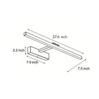 light bars for bathroom vanity Adjustable LED Light