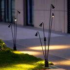 Bellflower Lights Classic Industrial Multi-head LED Floor Lamp