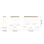 Bird Pendant Light Nordic Creative Gull LED Ceiling Light