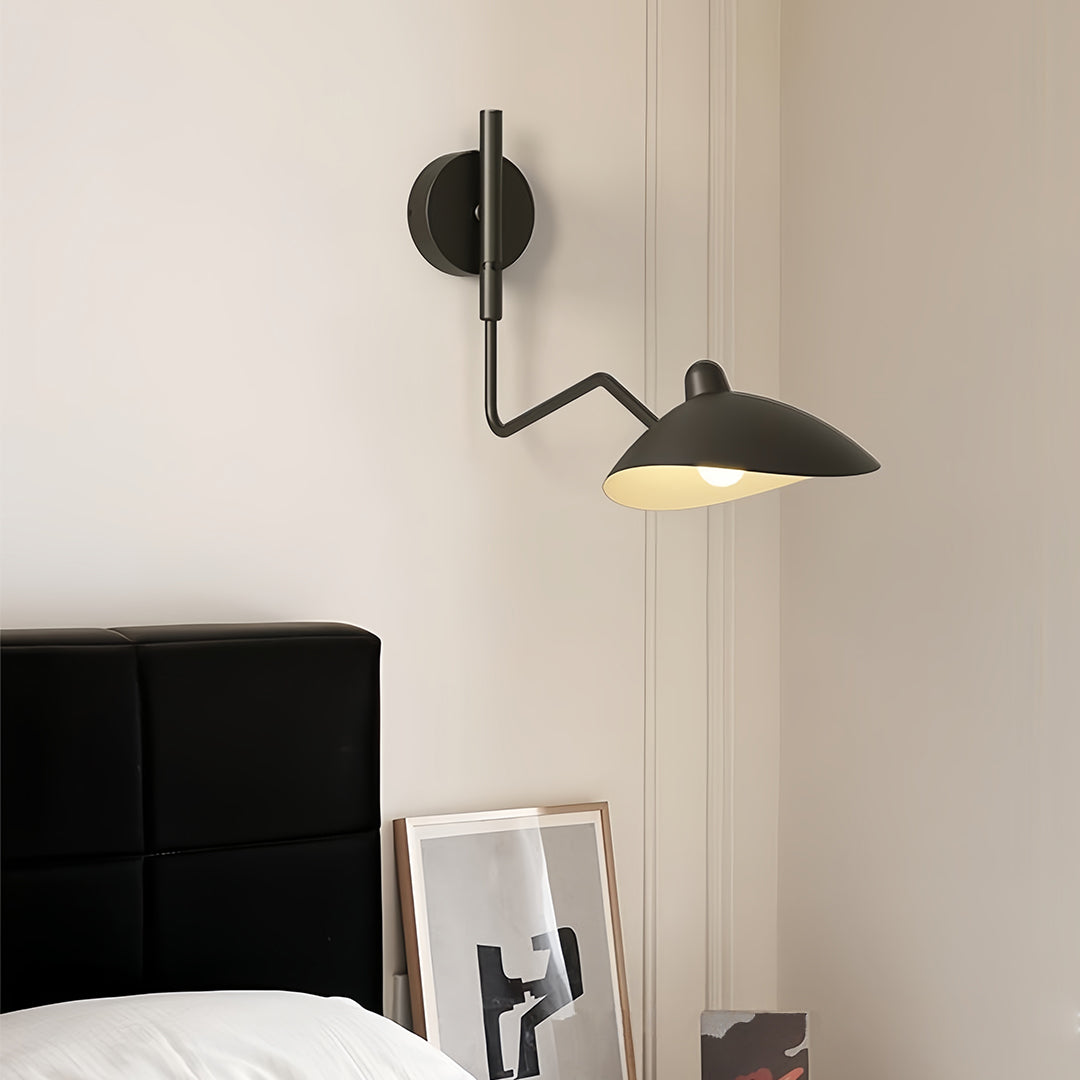 Swing Arm Wall Light Contemporary Industrial Full Spectrum Lamp