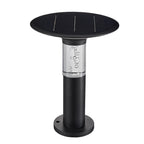 Black Brass Path Lights Solar Round Top Disc and Bubble Design Light