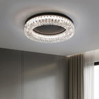 Black Ceiling Flush Mount Light Italian LED Round Eye-Protecting Lamp