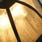 Black Flush Mount Light Fixture European Waterproof Ceiling Light
