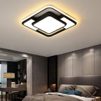 Flush Mount Square Light LED Geometric Overlapping Light