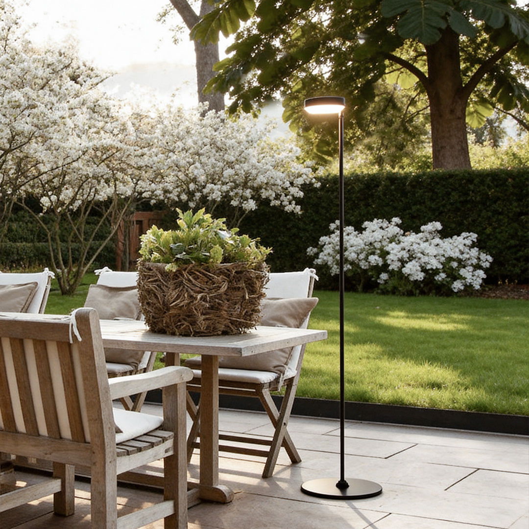 Black Lamp Floor Outdoor Garden Waterproof Modern Minimalist Lamp