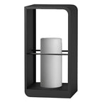 [Open-Box]Black Lantern Outdoor Light Rectangular Frame Waterproof Lamp