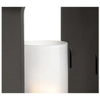 [Open-Box]Black Lantern Outdoor Light Rectangular Frame Waterproof Lamp