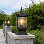Lantern Pillar Lights European-Style Vintage Outdoor Pier Mount Light