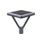 Garden Street Light Modern Black LED Solar Pole Light
