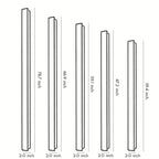 Black Linear Wall Light LED Modern Waterproof Outdoor Light