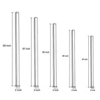 Black Linear Wall Sconce Waterproof Metal Modern LED Outdoor Light