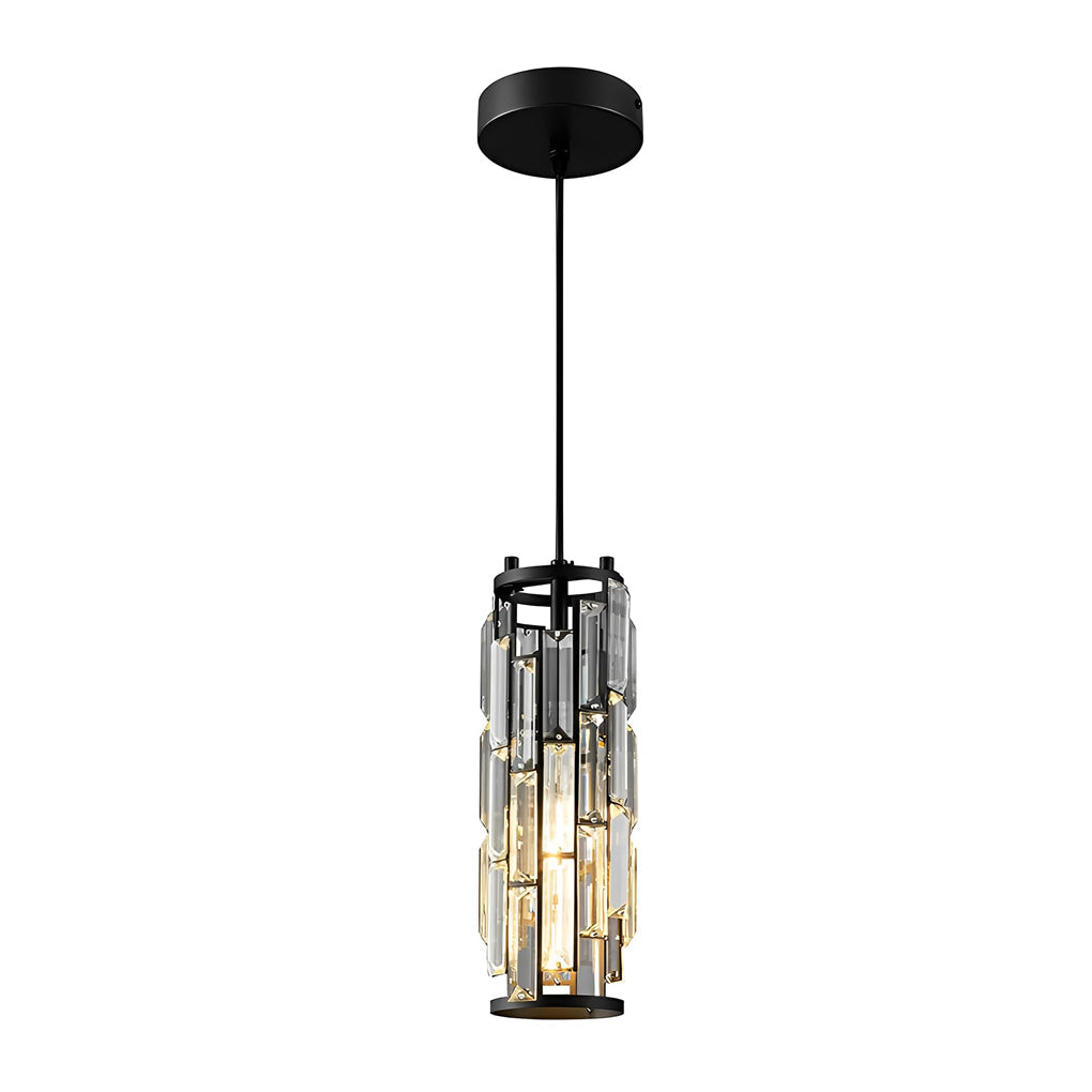 Mini Crystal Pendant Light Creative Art Crystal Island Ceiling Light