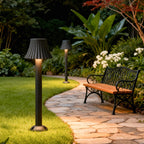Black Outdoor Path Light Courtyard Mushroom Landscape Light