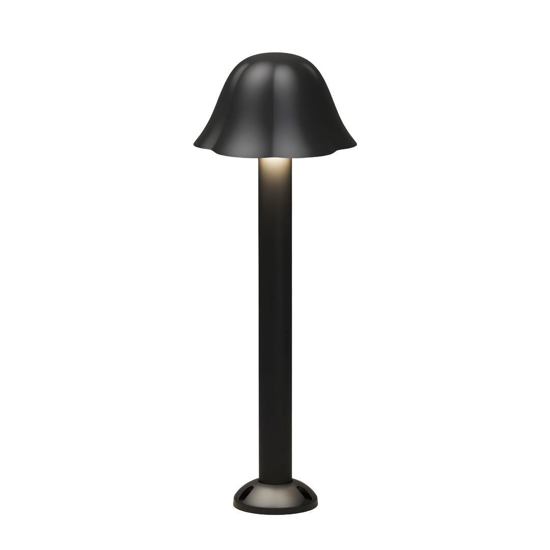 Black Outdoor Path Light Courtyard Mushroom Landscape Light