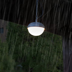 Black Outdoor Pendant Light Waterproof Terrace Ceiling Light