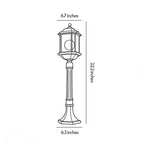 Path Landscape Lighting European Amber Glass Outdoor Lawn Light