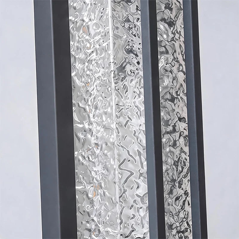 Black Outside Wall Lights Modern Stainless Steel Light