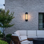 Black Outside Wall Lights Modern Stainless Steel Light
