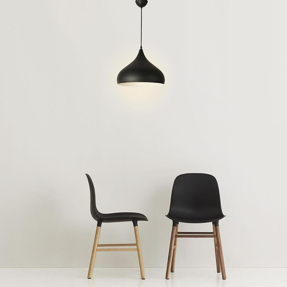 9 inch  Incandescent Metal Dome Bowl Black Pendant Light Fixtures