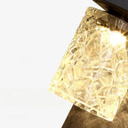Black Sconce Wall Light Modern Glass Outdoor Light