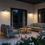 Black Sconce Wall Lights Modern Metal LED Outdoor Light