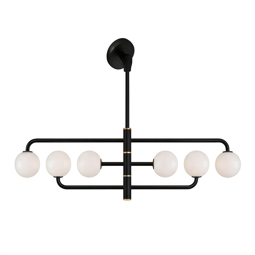 Black Semi Flush Mount Light Minimalist Sloped Ceiling Light
