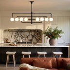 Black Semi Flush Mount Light Minimalist Sloped Ceiling Light