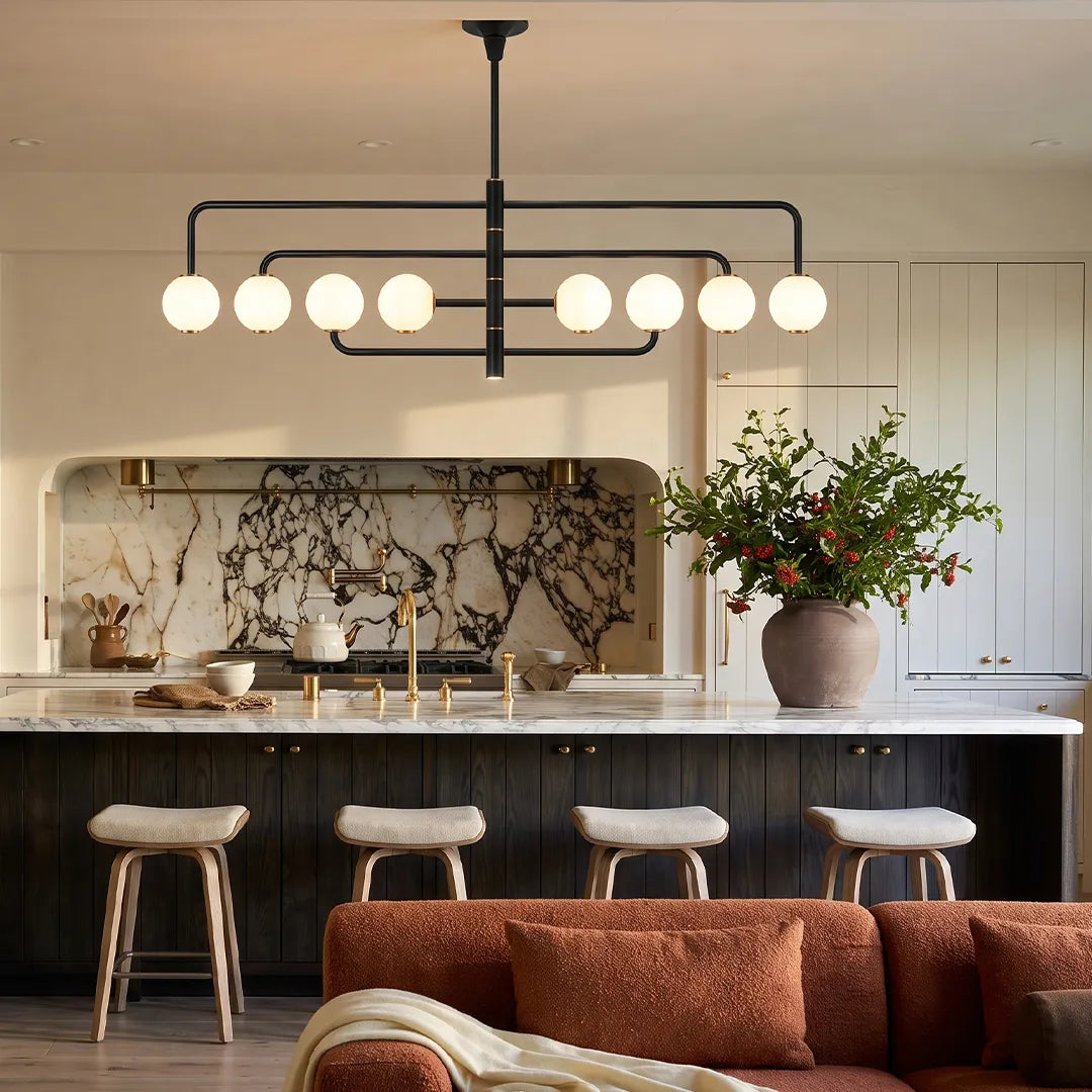Black Semi Flush Mount Light Minimalist Sloped Ceiling Light