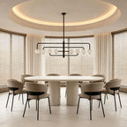 Black Semi Flush Mount Light Minimalist Sloped Ceiling Light