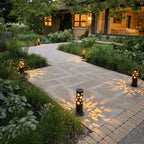 bollard solar pathway lights Modern Outdoor Garden Lawn Light