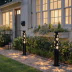 bollard solar pathway lights Modern Outdoor Garden Lawn Light