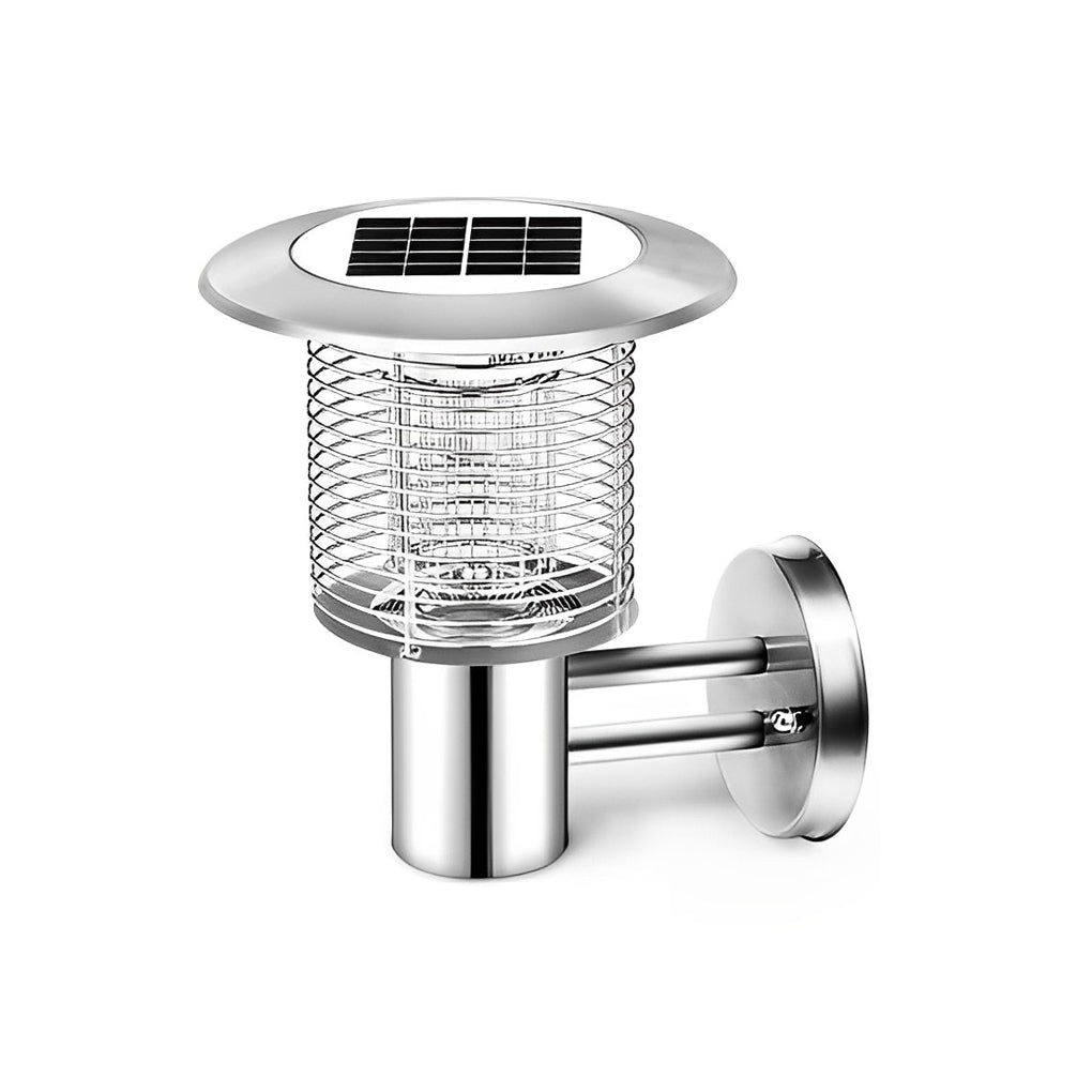 Solar Light Bug Zapper Solar Garden Purple-Light Mosquito Killer Lamp