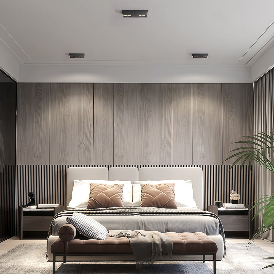 Square Downlights Modern Surface-Mounted Aluminum Light