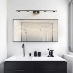 Black Vanity Lights For Bathroom Minimalist LED Mirror Cabinet Light