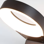 Bollard Landscape Lights LED Ring Outdoor Metal Light