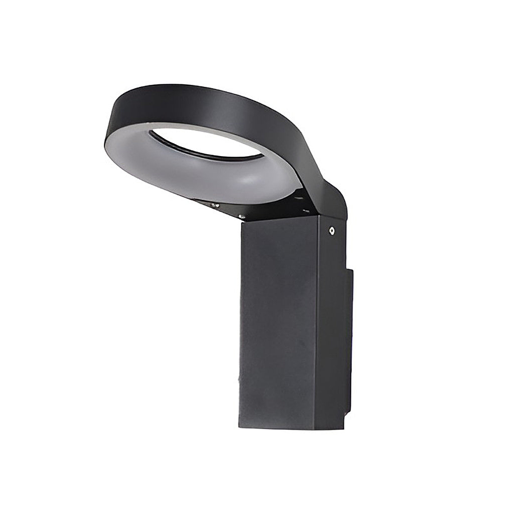 Bollard Landscape Lights LED Ring Outdoor Metal Light