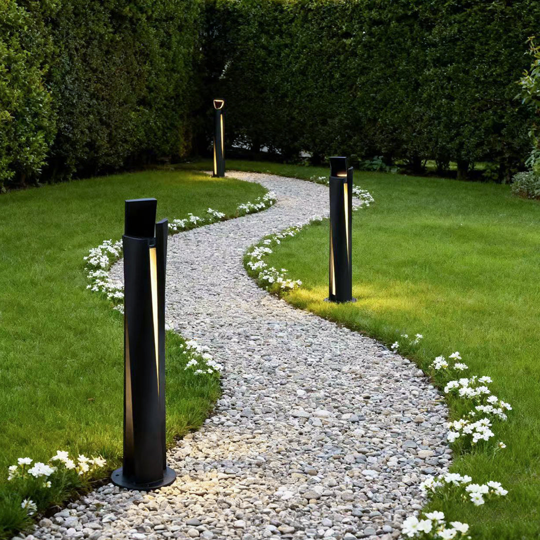 Bollard Lighting Fixtures Outdoor Waterproof Aluminum Light