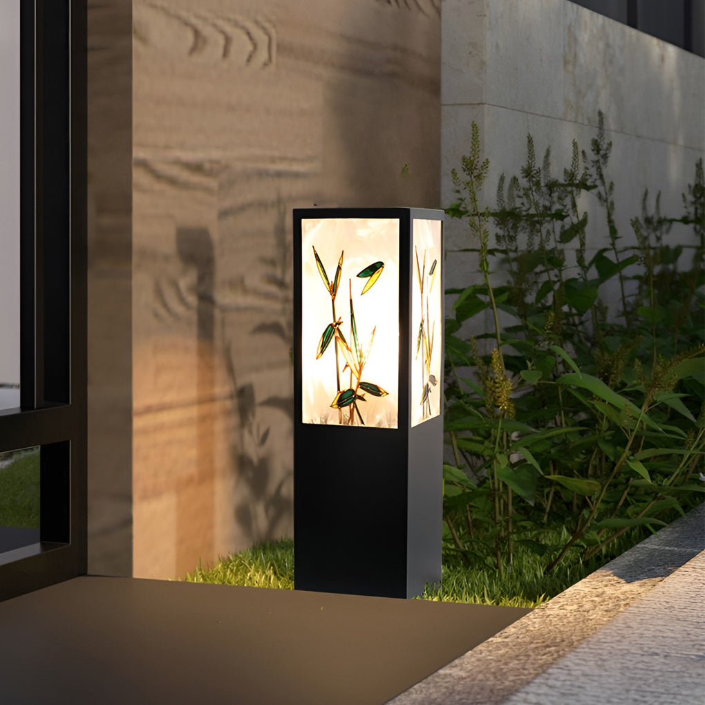 Bollard Pathway Lights Modern Square LED Landscape Light