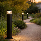 Bollards with Lights Black Waterproof LED Landscape Light