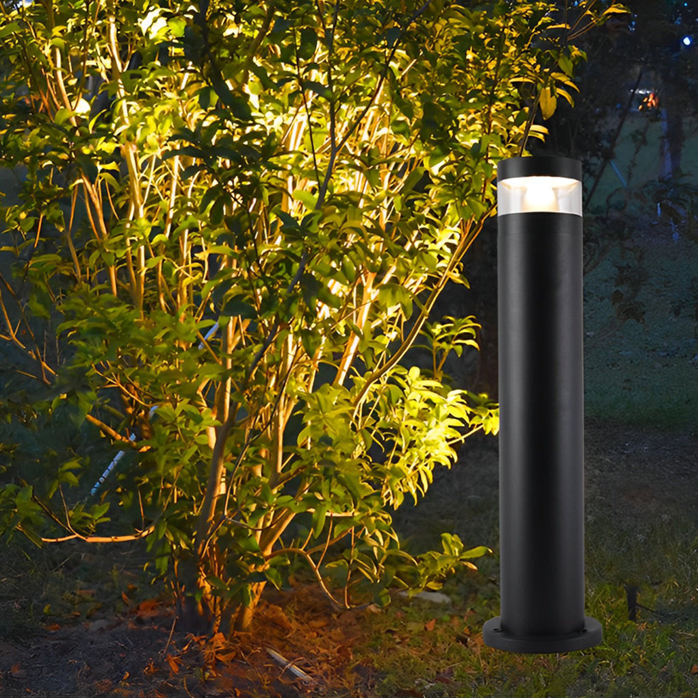 Bollards with Lights Black Waterproof LED Landscape Light