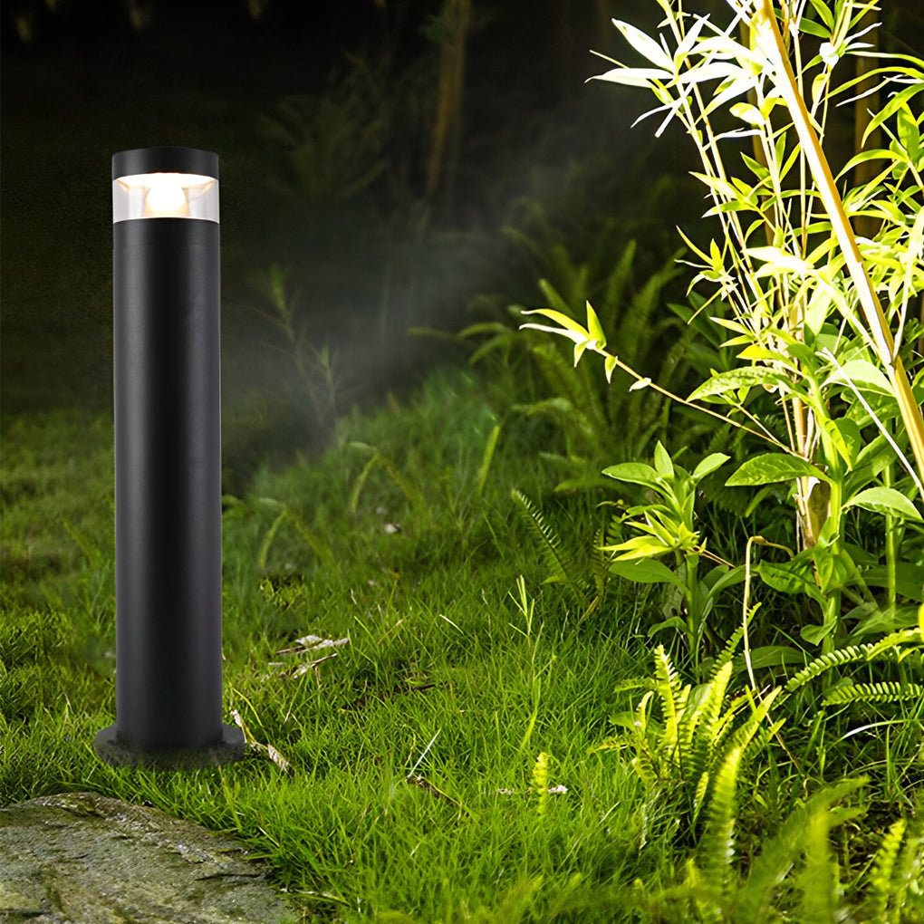 Bollards with Lights Black Waterproof LED Landscape Light