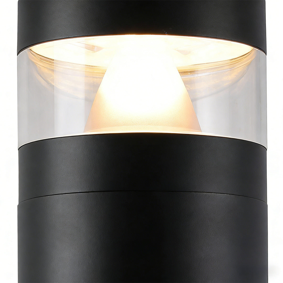 Bollards with Lights Black Waterproof LED Landscape Light