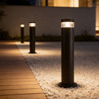 Bollards with Lights Black Waterproof LED Landscape Light