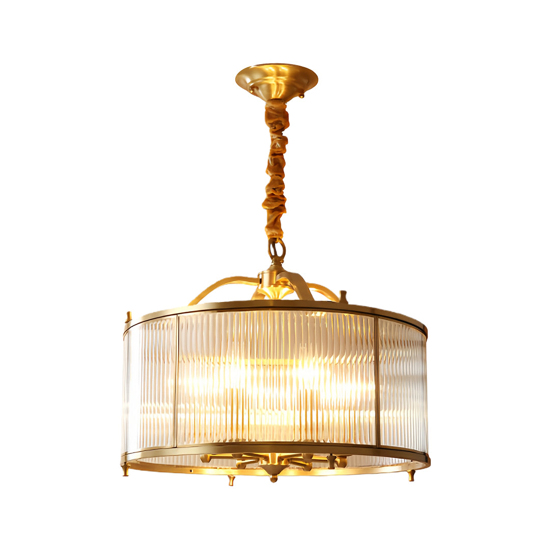 Brass Semi Flush Mount Ceiling Light Full Copper Light