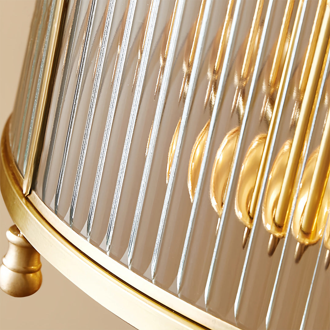 Brass Semi Flush Mount Ceiling Light Full Copper Light
