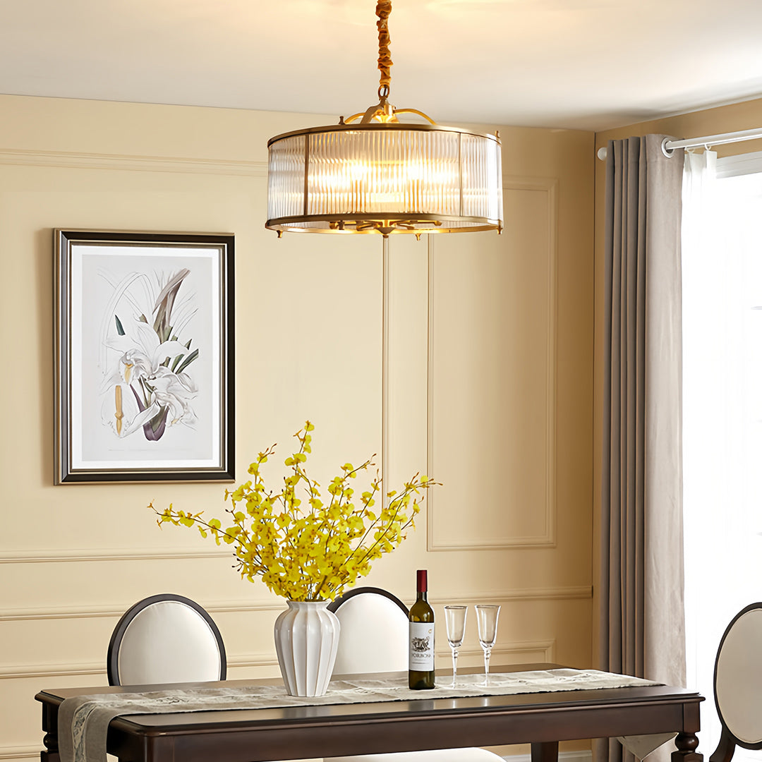 Brass Semi Flush Mount Ceiling Light Full Copper Light