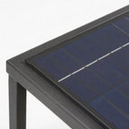 Brick Pillar Solar Lights Square Waterproof Metal Light