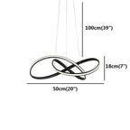 Mobius Ring Pendant Light Modern Elegant LED Pendant Fixture